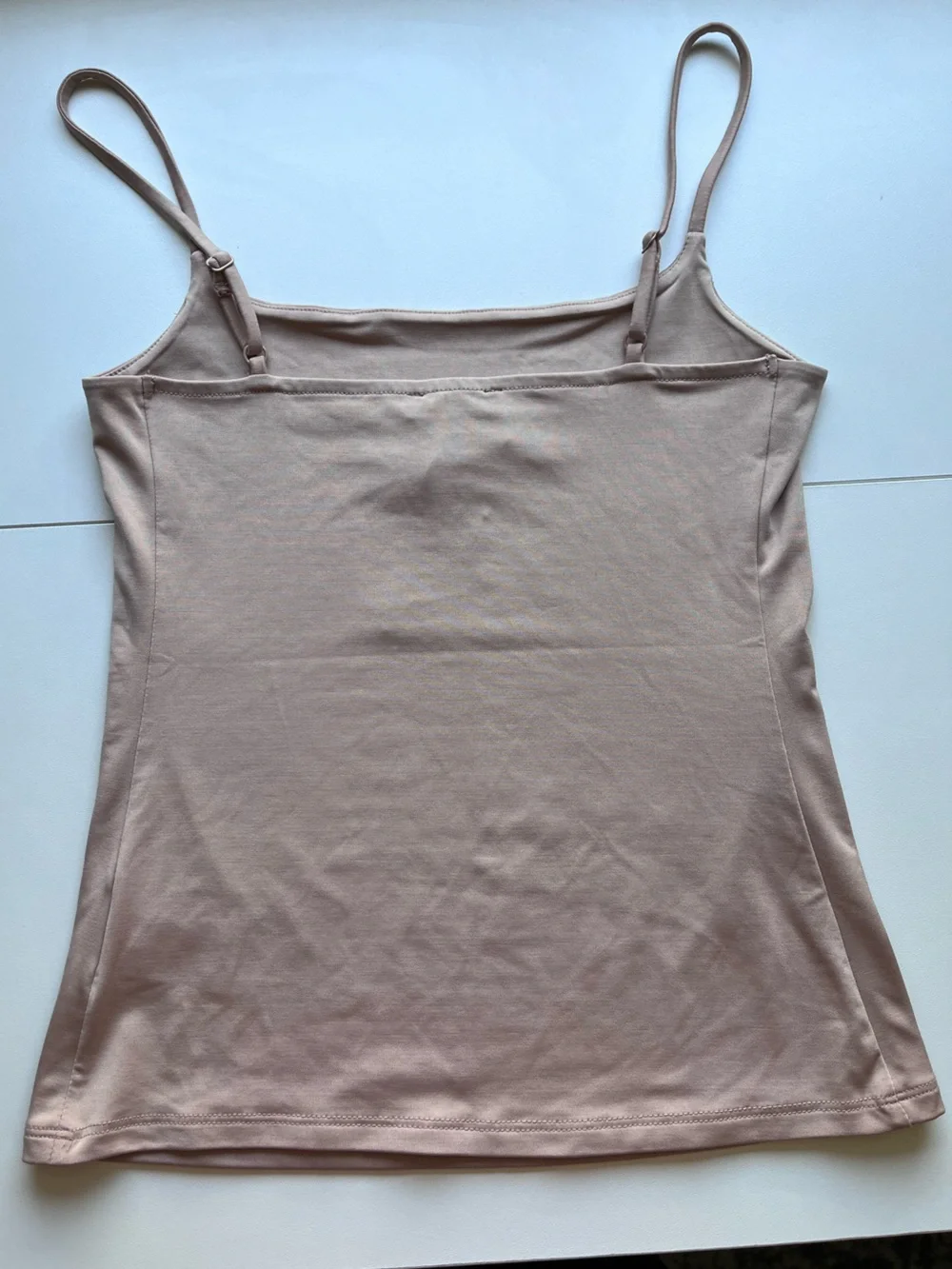 Express Taupe Nude Smooth Square-Neck Tank Top Camisole XS